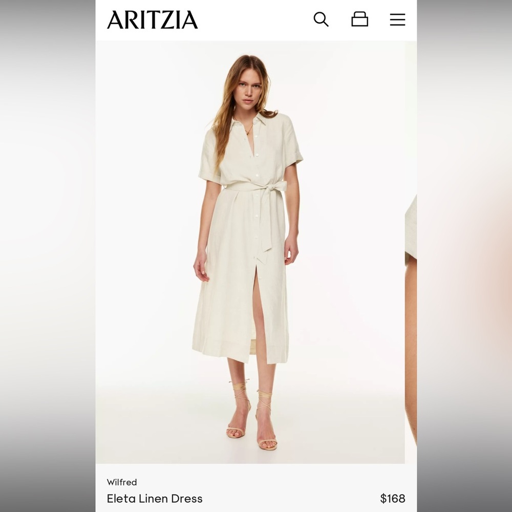 Wilfred Cream Maxi Dress